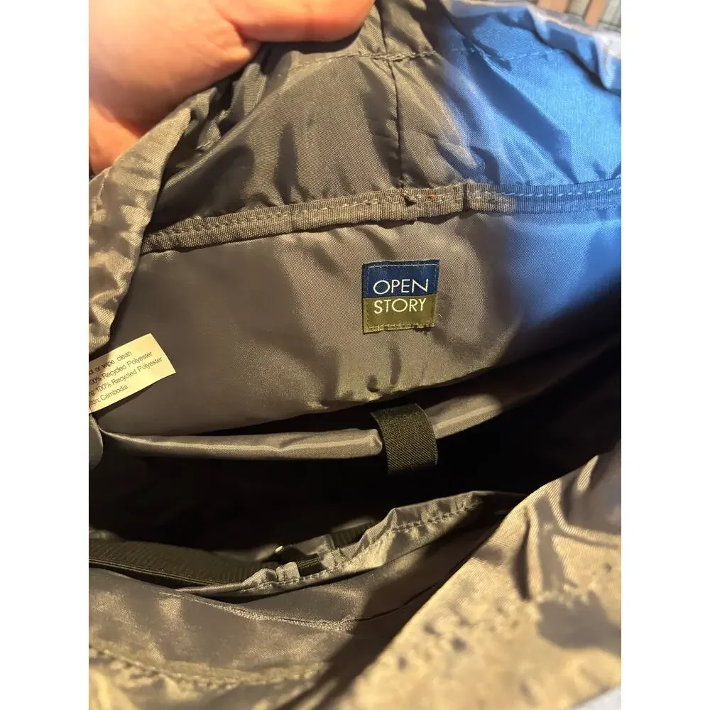 Open Story Fitted Flap Backpack in the color Amber Brown